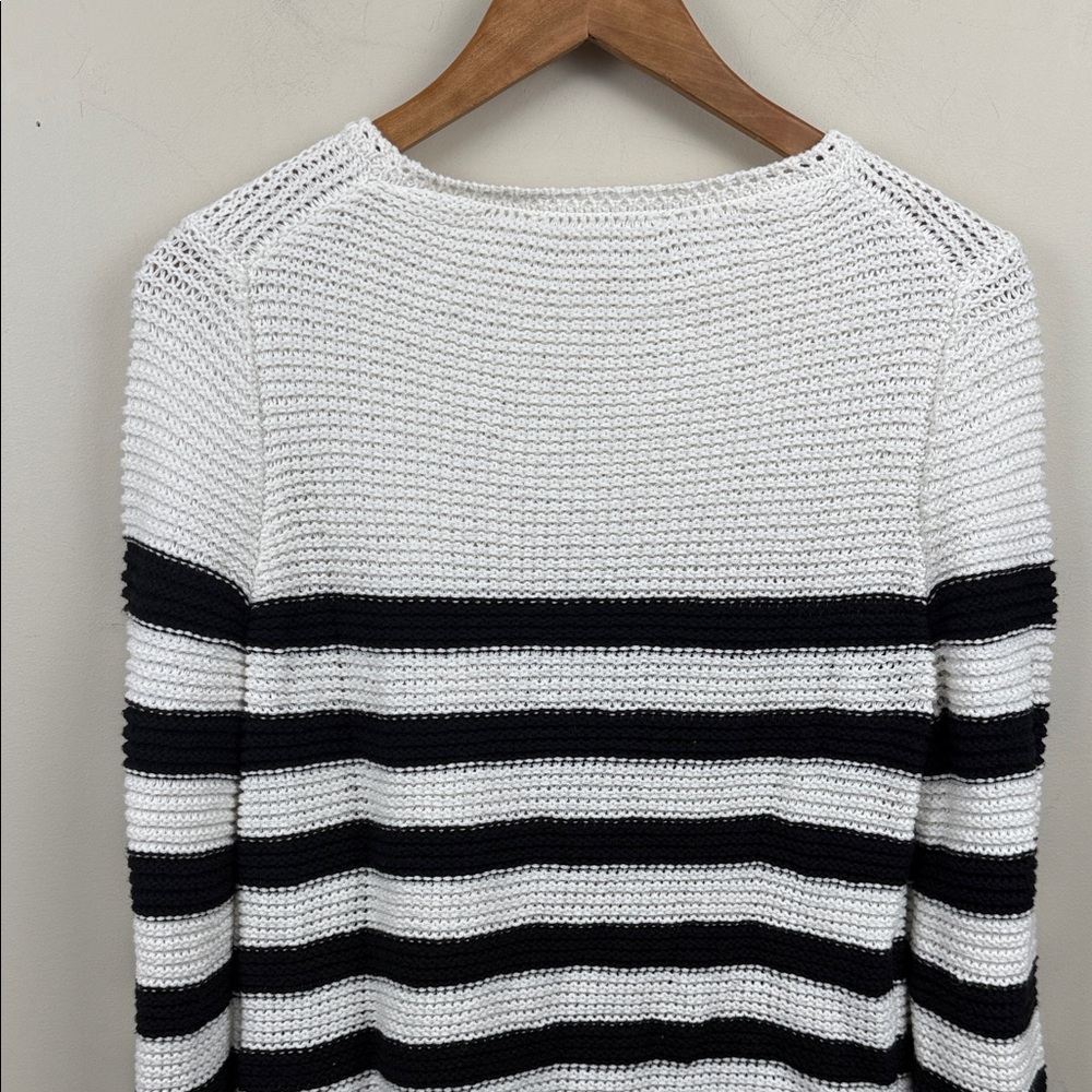 Everlane THE ORGANIC COTTON OPEN-STITCH CREW large - Picture 12 of 16